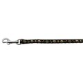 Unconditional Love Cupcakes Nylon Ribbon Leash Black .38 inch wide 4ft Long UN749616